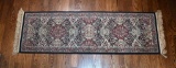 Black & Burgundy “Verona” Runner, Made in Belgium