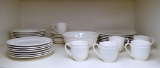 Set of Mikasa “Italian Countryside” Oven to Table to Microwave Dinnerware, 33 Pieces