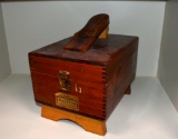 Vintage Griffin Shinemaster Shoeshine Box w/ Contents