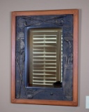 Golf Themed Wooden Wall Mirror