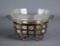Watson Co. Sterling Silver Mounted Basket (84 g)  Plus Crystal Bowl Liner