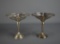 Lot of Two 6” H Sterling Silver Weighted Compotes