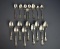 17 Zodiac Themed Sterling Silver Collector's Spoons, 420 g