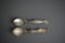 Two Alaska Sterling Silver Souvenir Spoons, 56 g
