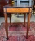 Early 19th C. Mahogany with Floral Marquetry Pembroke Table