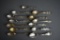 13 California Sterling Silver Souvenir Spoons, 318 g