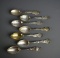 Seven Colorado Sterling Silver Souvenir Spoons, 174 g