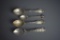 Four Kentucky Sterling Silver Souvenir Spoons, 86 g