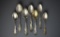 Seven Maine Sterling Silver Souvenir Spoons, 143 g