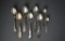 Eight New York Sterling Silver Souvenir Spoons, 166 g