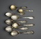 Eight Virginia Sterling Silver Souvenir Spoons, 145 g