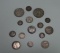Lot of 15 Silver Coins from Various Countries