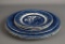 Lot of Five Booths “Davenport Willow” Plates