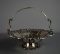 Ornate Martin Hall & Co Silver Plate 11” Round Basket, Pierced Rim