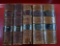 Five Old Leather Bound Volumes of Blackwood's 19th Century Magazines