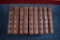 Lot of Nine Leather Bound 19th Century Volumes of Sir John Lubbock's Hundred Books