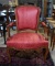 Victorian Rococo Revival Carved Mahogany Armchair (Lots 40-42 Match)