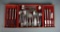 Forty-Three Pieces of Community Silver Plate Flatware in Case