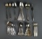 Lot of 41 Pieces of Silver Plate & Stainless Steel Flatware, Various Makers