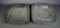 Lot of Two 15.5” Square Silver Plate Trays: Webster Wilcox & Other