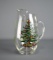 Spode “Christmas Tree” 10” Glass Pitcher