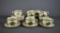 Lot of Ten Spode “Christmas Tree” 2.5” H Tea Cups & Saucers