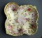 Delicately Hand Painted w/ Moriage 9” W Candy/Nut Dish.....Nippon?