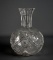 Vintage 8” Cut Glass Vase