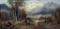F. Stone (English, 19th C.) Mountain & Vale Landscape, Oil on Canvas, Signed Lower Right