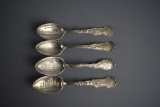 Four Minnesota Sterling Silver Souvenir Spoons, 87 g