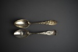 Two South Carolina Sterling Silver Souvenir Spoons, 57 g