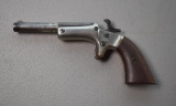 Antique J. Stevens Pocket Pistol Single Shot .22 Cal., 3.5” Barrel, Rosewood Grips, Good Cond.