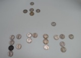 Lot of 23 Circulated Mercury Head Silver Dimes