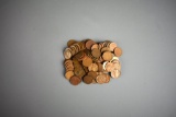 Lot of Approximately 100 Wheat Pennies (3)