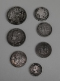 Lot of Old Spanish Silver Coins