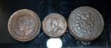 Lot of Three Circulated Old Canadian Coins