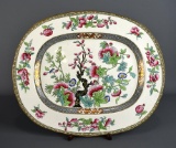 Mid 19th C. Minton BB NewStone “Indian Tree” 17.5” Platter