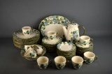 Set of  67  Pieces of Metlox “ Poppy Trail” Dishes