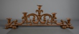 Contemporary 22.5” Metal Five Candle Holder