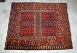 Turkish Tribal Handknotted Wool Area Rug
