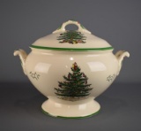 Spode “Christmas Tree” Footed Two-Handled Soup Tureen