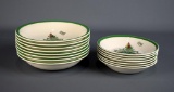 Lot of Spode “Christmas Tree” Cereal Bowls & Berry Bowls