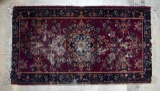 Turkish Tribal Handknotted Wool Area Rug