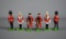 Lot of Six Britains Ltd Metal Historical British Toy Soldiers /  Guardsmen