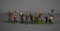 Lot of Nine Britains & Other Makers Warrior Toy Figures