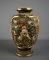 Antique 12” H Japanese Meiji Period Satsuma Moriage Vase