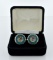 Pair of The Citadel ½” Sterling Silver Cuff Links with Case