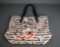 Attractive Floral & Stripe Nine West Handbag/Tote