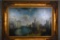 Old Venice Theme Art, Painting on Canvas, Artist Signed, Beautifully Framed