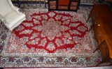 Beautiful Large Persian Style Handknotted Wool Rug